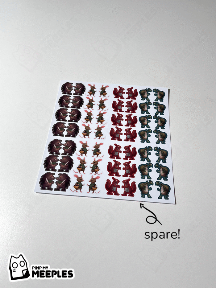 Everdell Stickers - Base (Unofficial)